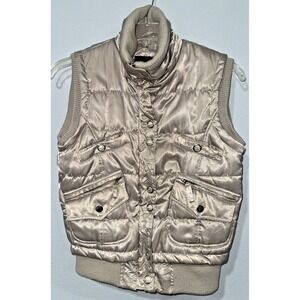 BKE Buckle Puffer Vest Jacket Ladies Small